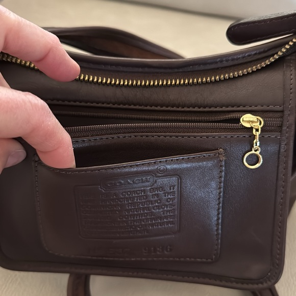 Coach Brown Leather Shoulder Bag - Picture 14 of 14